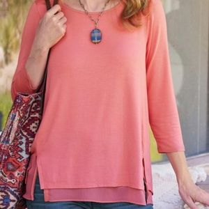 NWT Soft Surroundings Marique Tunic. Size Large